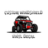 CUSTOM WINDSHIELD BANNER VINYL DECAL